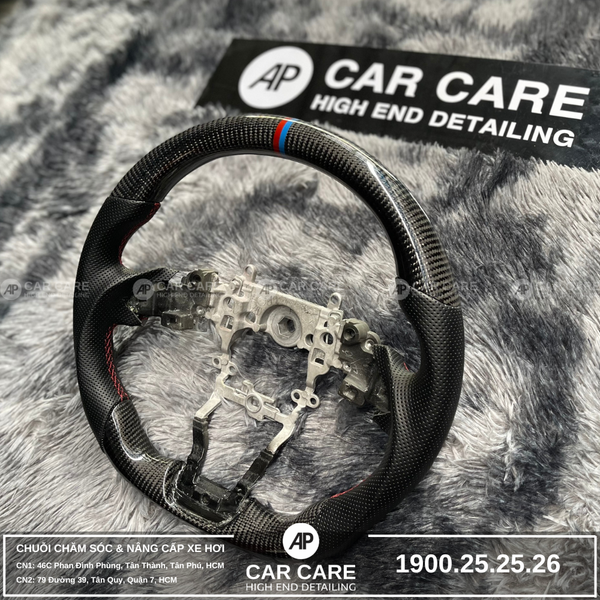 Bọc vô lăng Carbon
