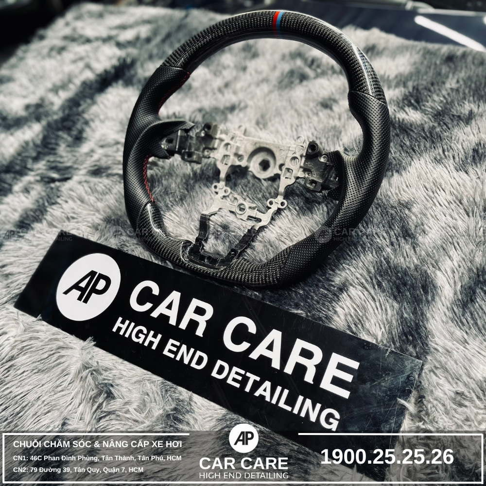 Bọc vô lăng Carbon