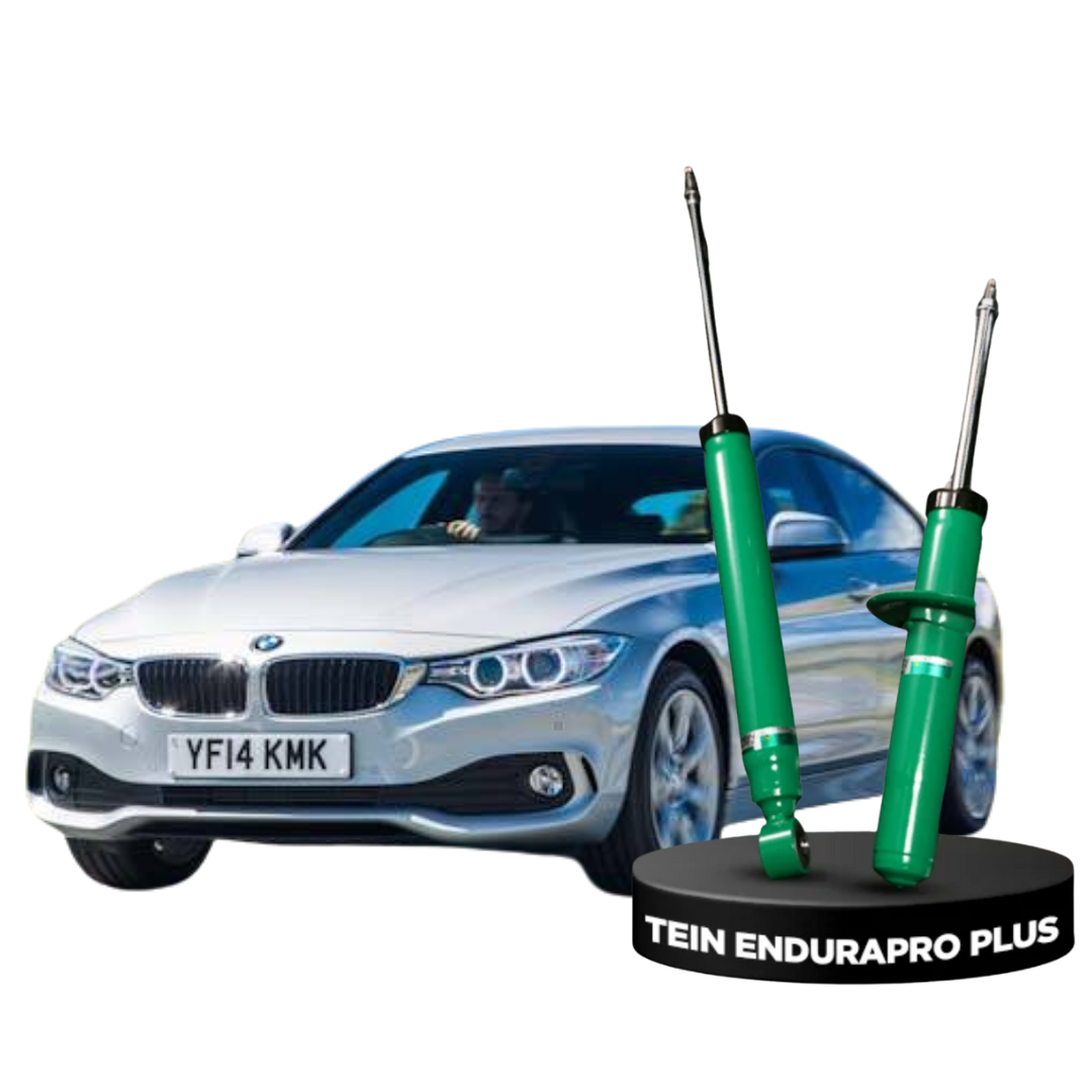 BMW 4-Series Gran Coupe F36 màu bạc cùng bộ phuộc Tein EnduraPro Plus thân xanh dáng zin