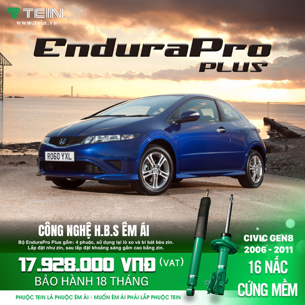 Giảm xóc ô tô Tein Honda Civic Gen8 2006-2011