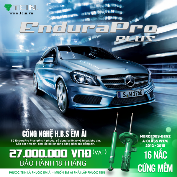 Giảm xóc ô tô Tein MERCEDES A-CLASS (W176) 2012-2018