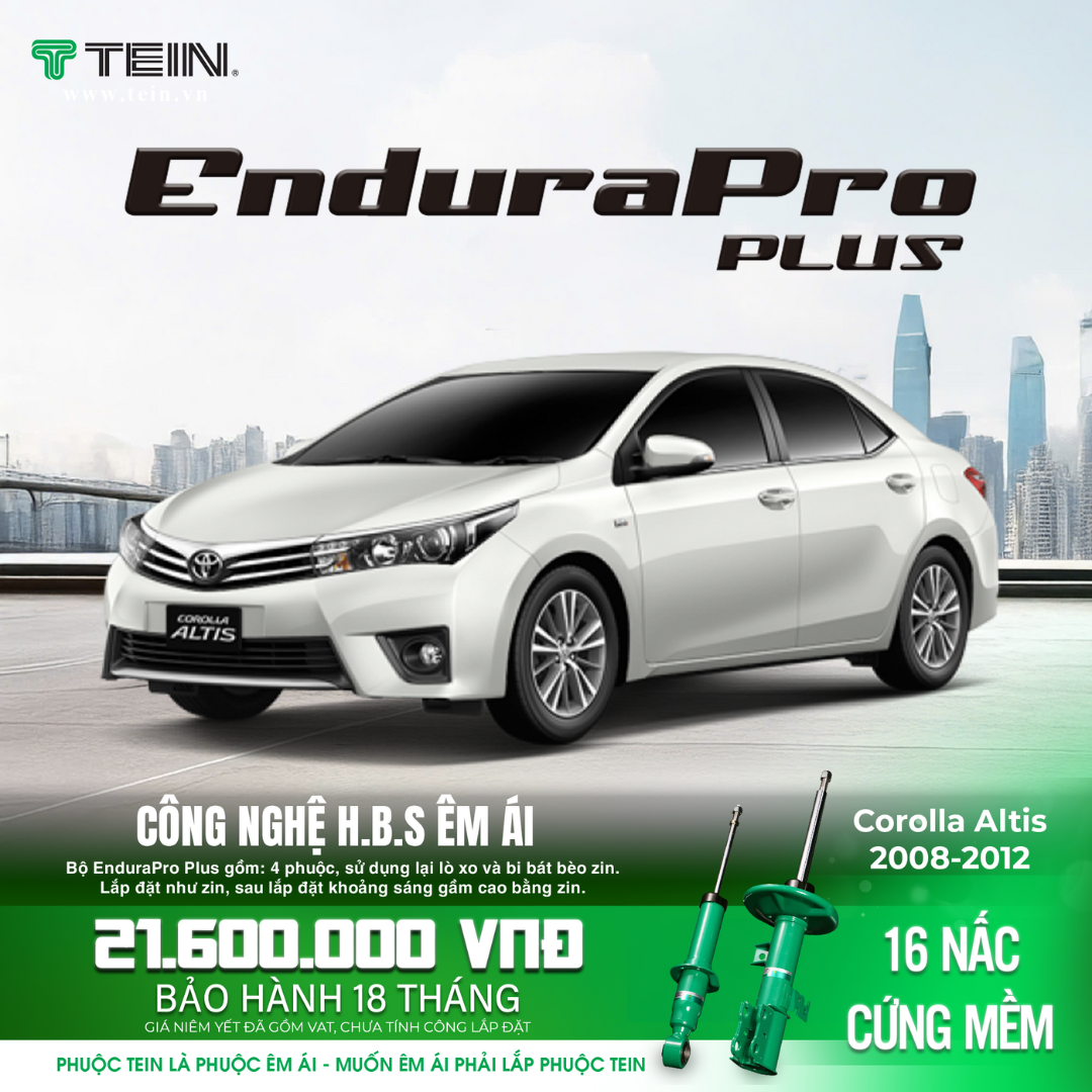 Giảm xóc ô tô Tein Toyota Corolla Altis 2008-2012