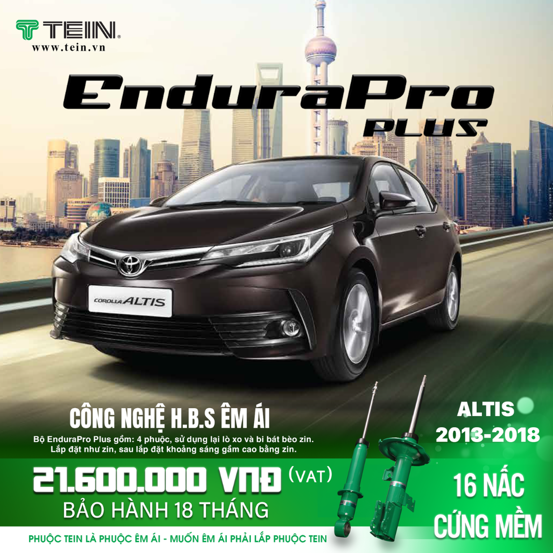 Giảm xóc ô tô Tein Toyota Corolla Altis 2013-2018