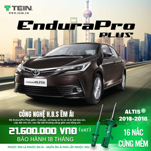 Giảm xóc ô tô Tein Toyota Corolla Altis 2013-2018