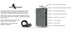 DSP Rock Power R8.4 - 8 kênh tín hiệu + 4 kênh Amply 60W