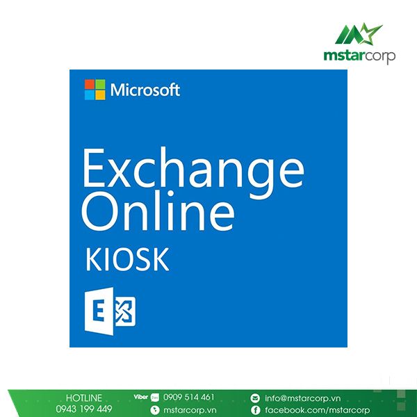  Microsoft Exchange Online Kiosk gói 1 năm 