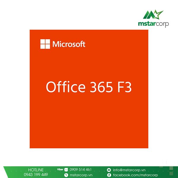 Microsoft Office 365 F3 