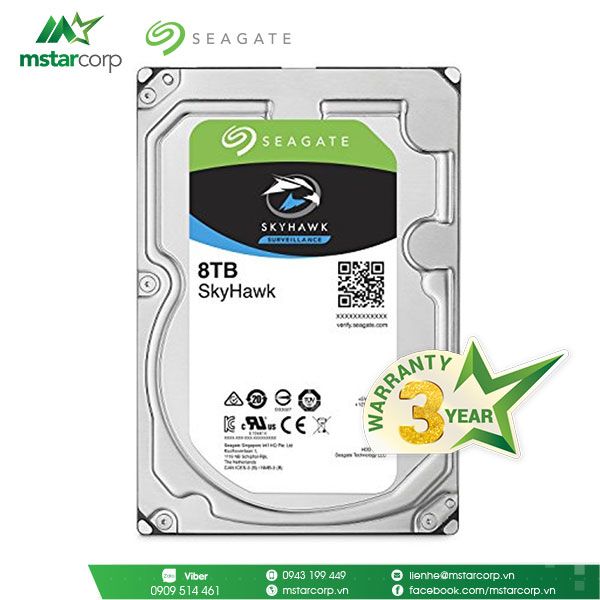  HDD Seagate SkyHawk 8TB - ST8000VX004 