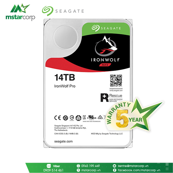  HDD Seagate IronWolf Pro 14TB - ST14000NE0008 