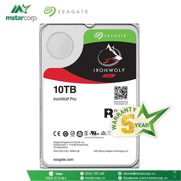  HDD Seagate IronWolf Pro 10TB - ST10000NE0008 