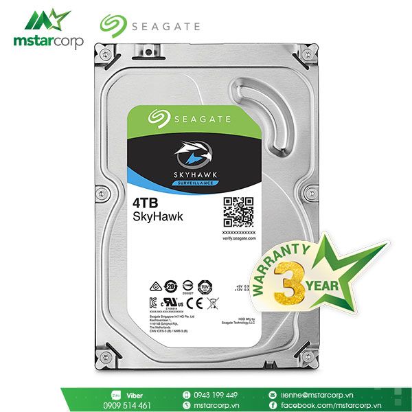  HDD Seagate SkyHawk 4TB - ST4000VX007 