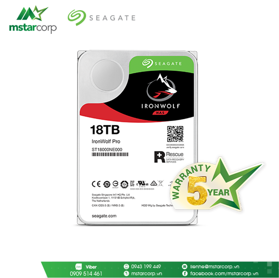  HDD Seagate IronWolf Pro 18TB 