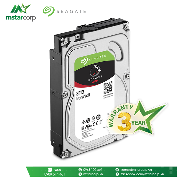  HDD Seagate IronWolf 3TB - ST3000VN007 