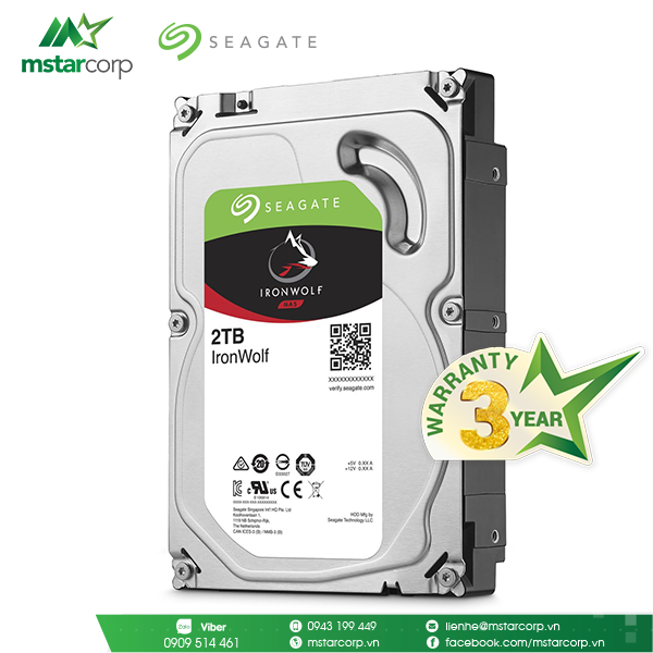  HDD Seagate IronWolf 2TB - ST2000VN004 