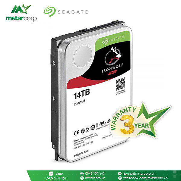  HDD Seagate IronWolf 14TB - ST14000VN0008 