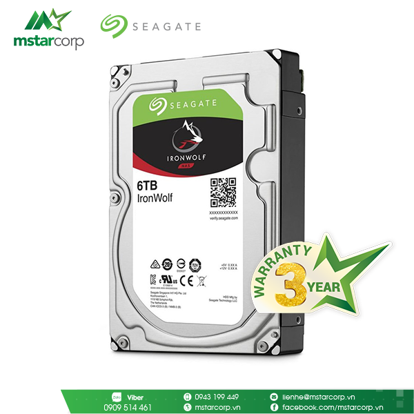  HDD Seagate IronWolf 6TB - ST6000VN001 