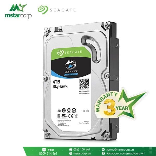  HDD Seagate SkyHawk 4TB - ST4000VX007 