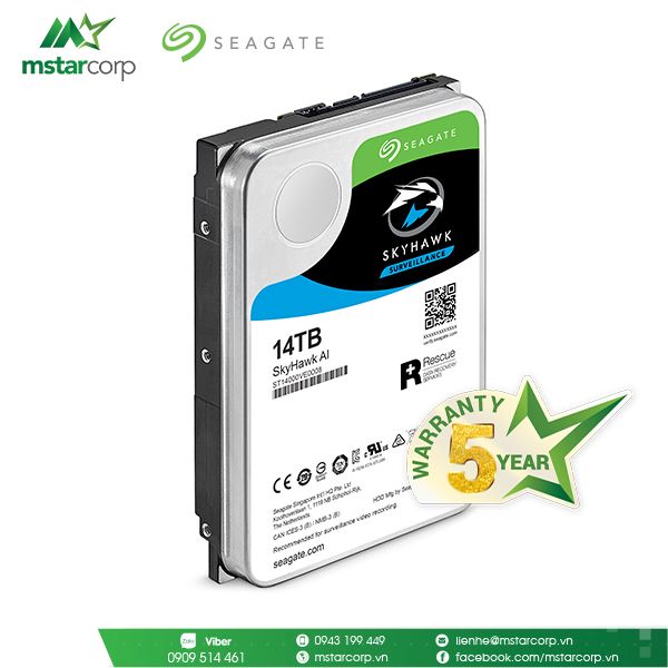  HDD Seagate SkyHawk AI 14TB – ST140000VE0008 