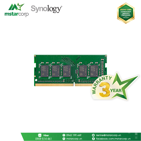  Module RAM Synology D4ECSO-2400-16G 