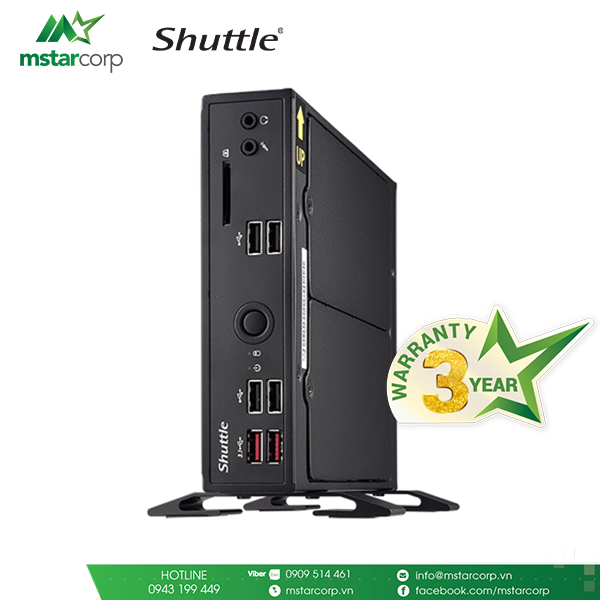  Máy tính Shuttle XPC Slim Fanless DS10U- 4205U 