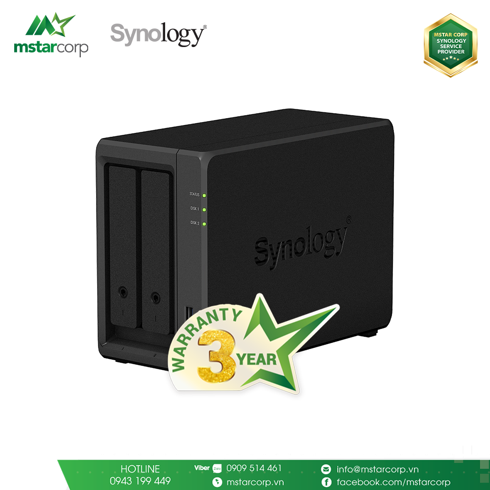  Thiết bị lưu trữ NAS Synology DS723+ 