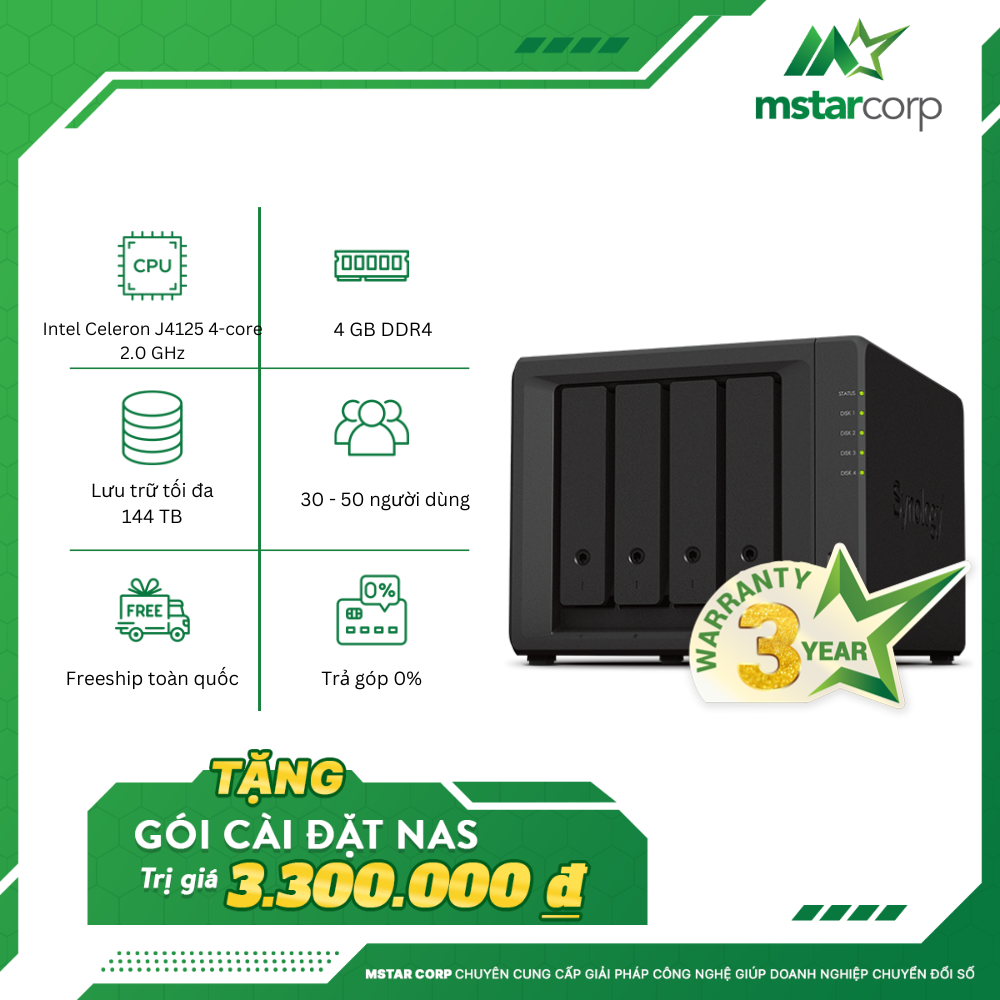  NAS Synology DS920+ (Ngưng sản xuất ) 