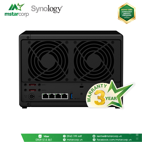  Thiết bị lưu trữ NAS Synology DS1520+ (Ngưng sản xuất) 