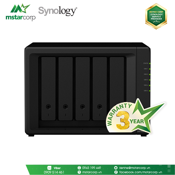  Thiết bị lưu trữ NAS Synology DS1520+ (Ngưng sản xuất) 