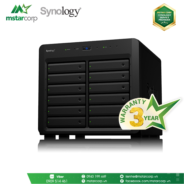  Thiết bị mở rộng NAS Synology - DX1215 (Ngưng sản xuất) 