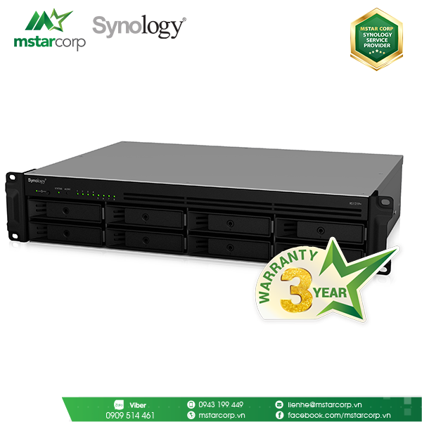  NAS Synology RS1219+ (Ngưng sản xuất ) 