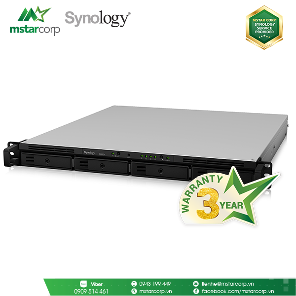  NAS Synology RS820+ (Ngưng sản xuất) 