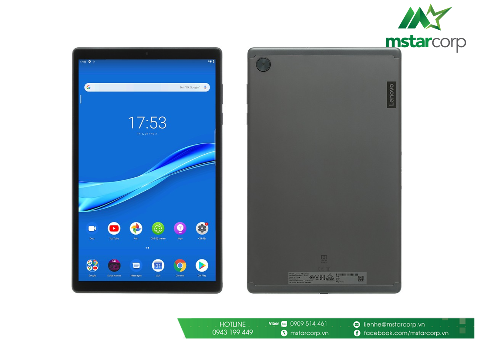  Máy tính bảng Lenovo Tab M10 - FHD Plus 