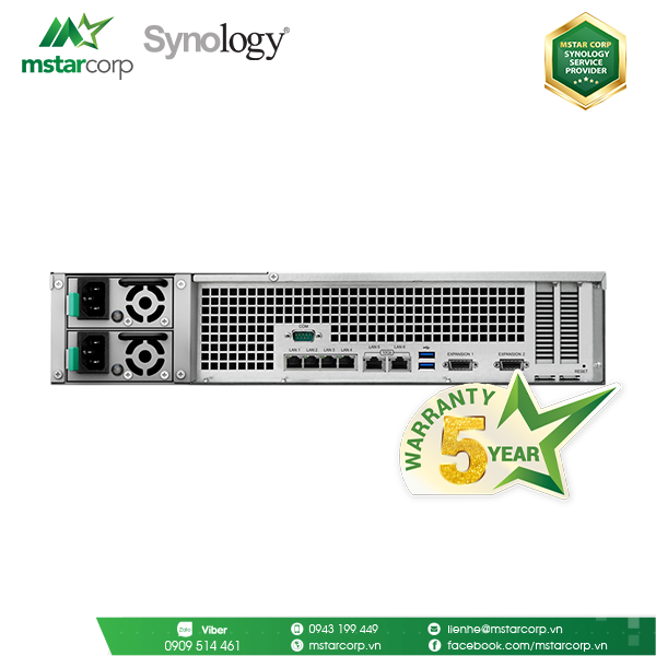  NAS Synology RS3617xs+ (Ngưng sản xuất) 