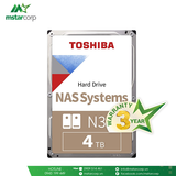  HDD NAS Toshiba 4TB HDWG440UZSVA 