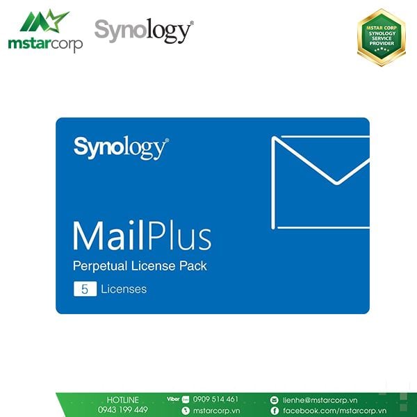  License Synology MailPlus pack 5 