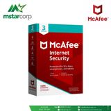  McAfee Internet Security 3 máy 
