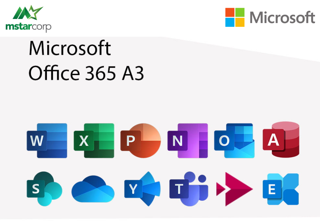 Microsoft Office 365 A3 – Mstar Corp