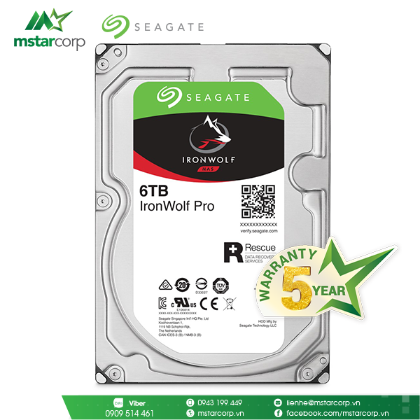  HDD Seagate IronWolf Pro 6TB - ST6000NE000 