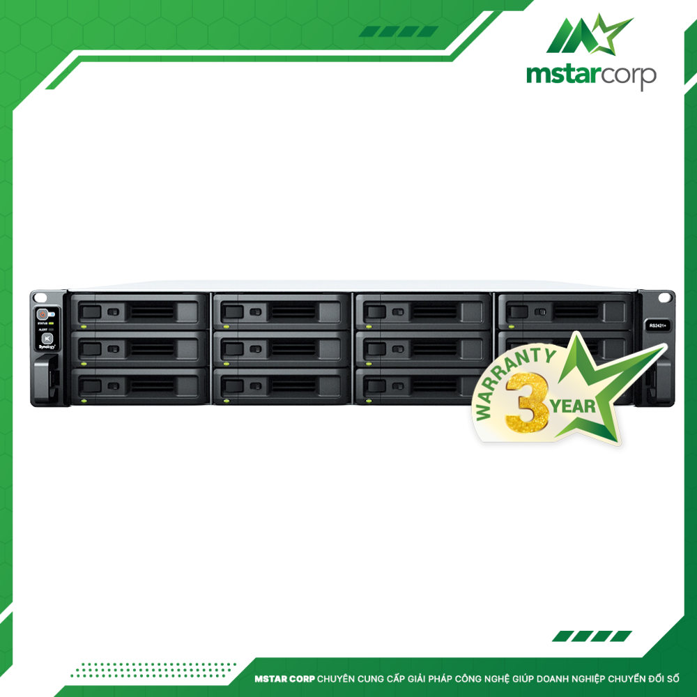  Thiết bị lưu trữ NAS Synology RS2423+ 