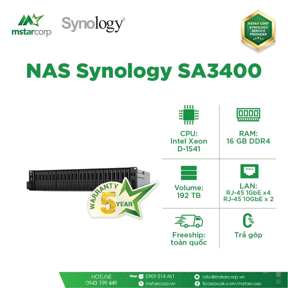  NAS Synology SA3400 