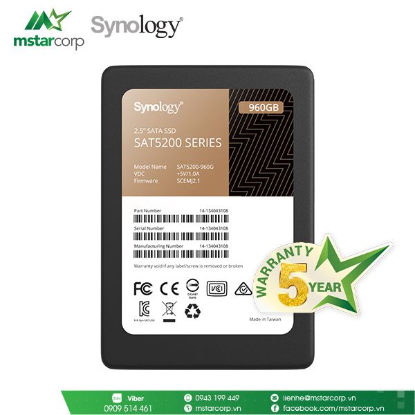  SSD Synology SAT5200-960G 