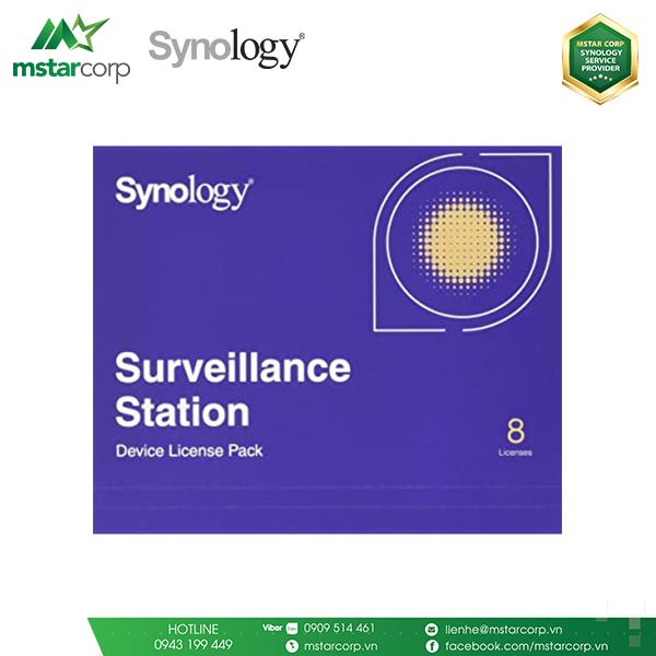  License Synology Surveillance Station pack 8 