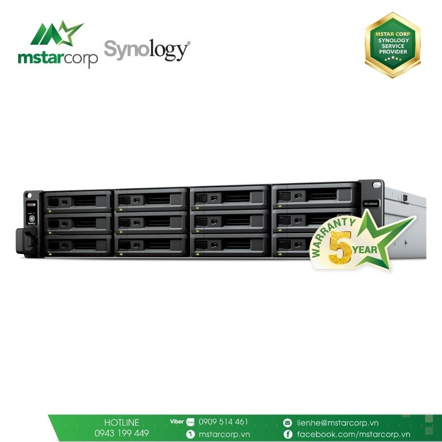  Thiết bị mở rộng NAS Synology - RX1222sas 