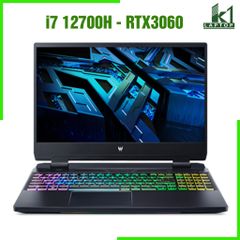 Acer Predator Helios 300 2022 PH315-55-745Q - Core i7 12700H RTX 3060 15.6 inch FHD 165Hz