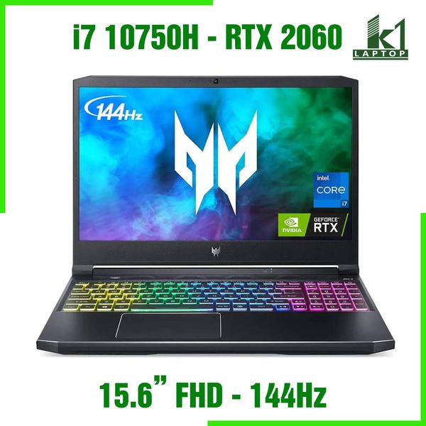 Laptop gaming Acer Predator Helios 300 2020  CORE i7 10750H RTX 2060