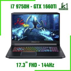 Laptop Gaming Acer Predator Helios 300 2019 CORE i7 9750H GTX 1660Ti  17.3