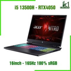 Laptop Gaming Acer Nitro 16 Phoenix AN16 2023 - Core i5 13500H RAM 16GB SSD 512GB RTX 4050 FHD+ 165Hz