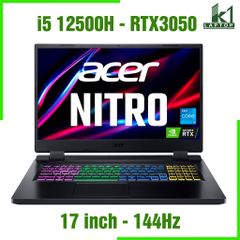 Acer Nitro 5 Tiger AN517 55 2022 - i5 12500H/16GB/512GB/4GB RTX3050/144Hz/17inch