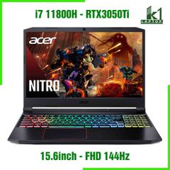 Laptop Acer Nitro 5 Eagle 2021 AN515-57 (i7 11800H/8GB Ram/512GB SSD/RTX3050 4G/15.6 inch FHD 144Hz)