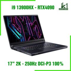 Laptop Gaming Acer Predator Triton 17 PTX17-71 - Core i9 13900HX RAM 64GB SSD 2TB RTX 4090 17